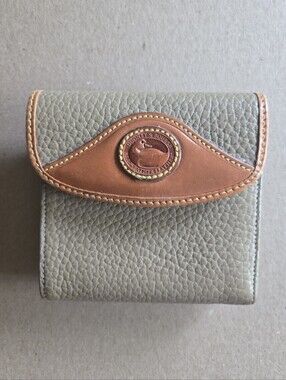 Dooney & Bourke Vintage Taupe Leather Wallet
